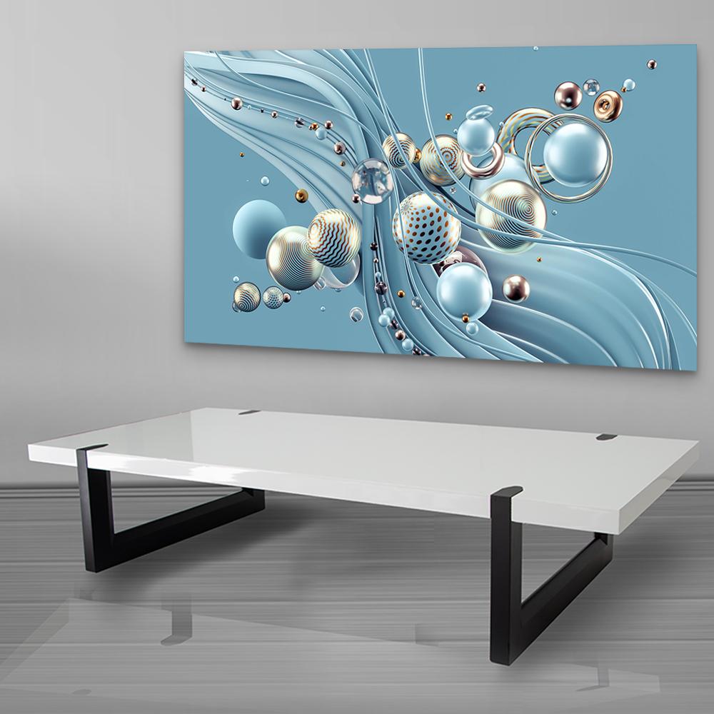 ROME Black and White Coffee Table