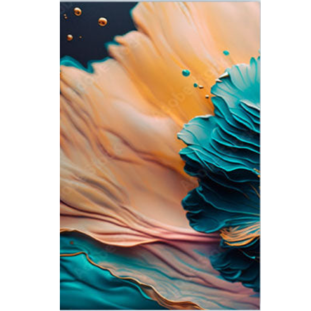 NC-88 HERA Abstract Fractal Modern Wall Art TG