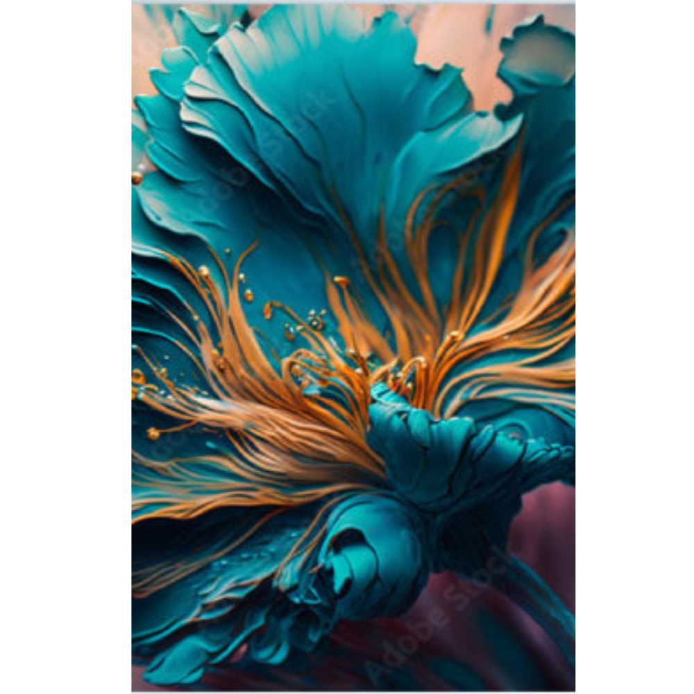 NC-88 HERA Abstract Fractal Modern Wall Art TG