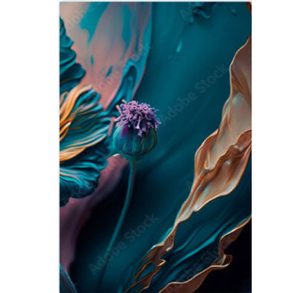NC-88 HERA Abstract Fractal Modern Wall Art TG