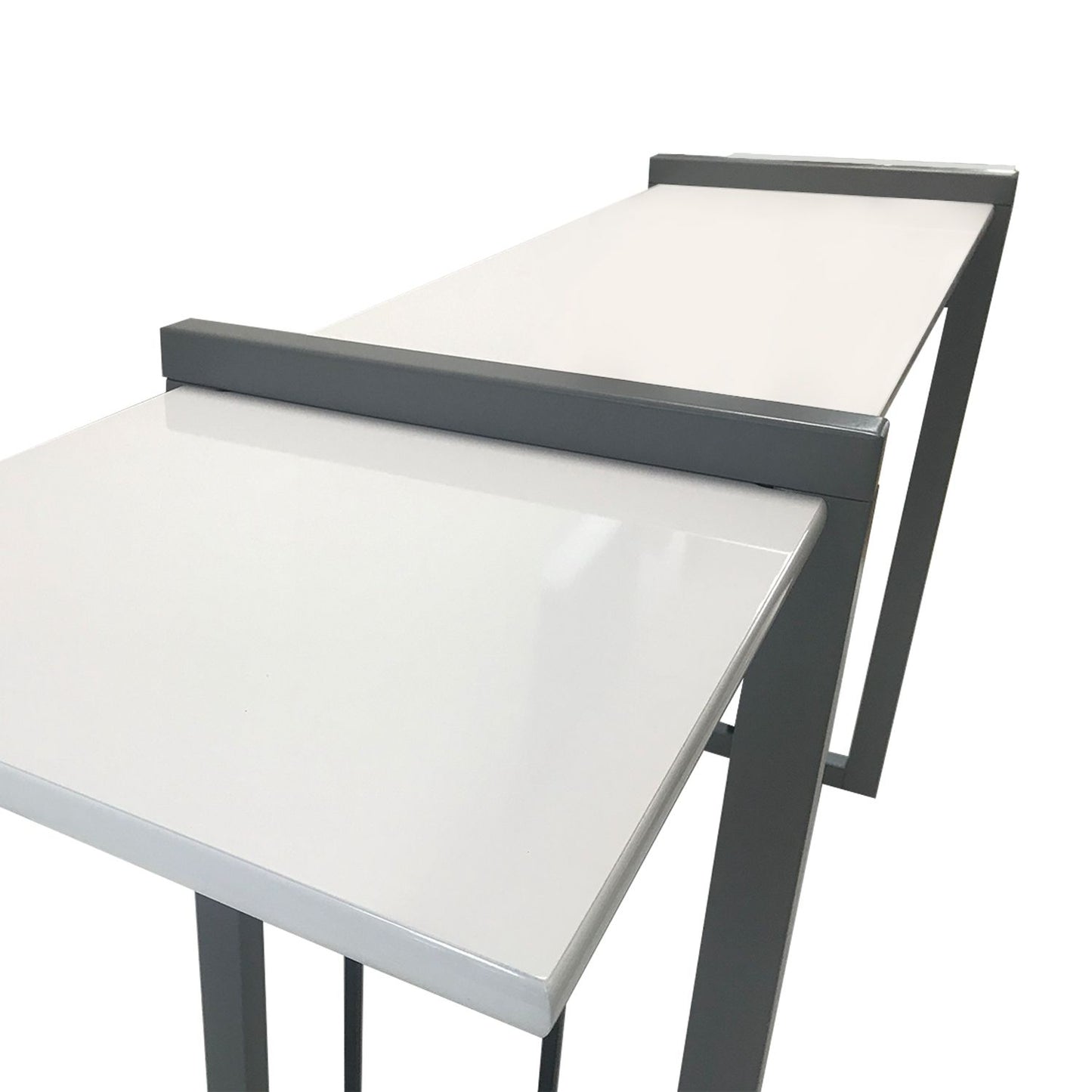 RIO Satin White Console Table