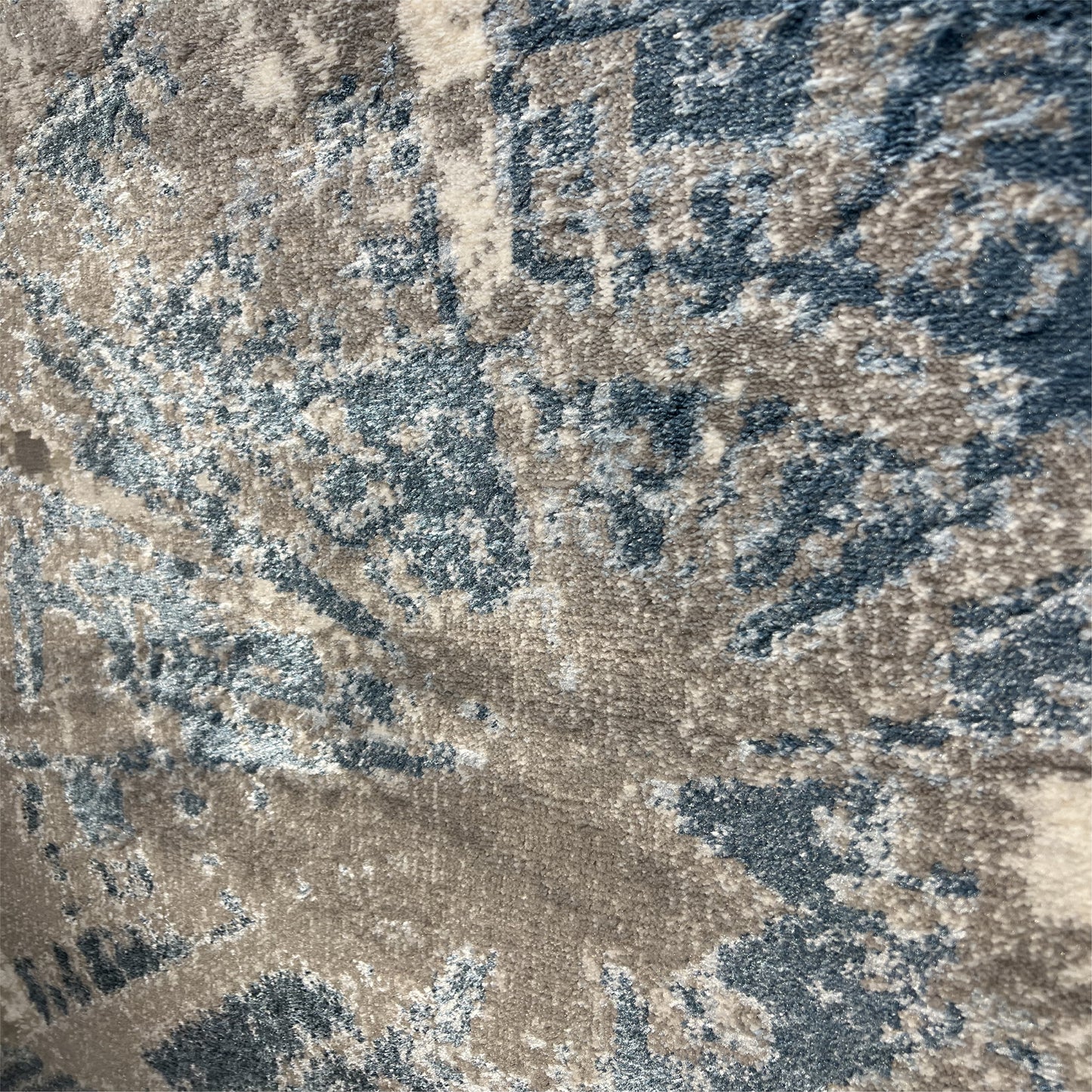 ANTIK Collection Grey and Blue Warp Rug