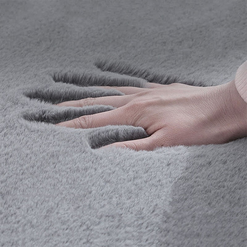 GRRB04 ASHER Soft Shaggy Rug Gray