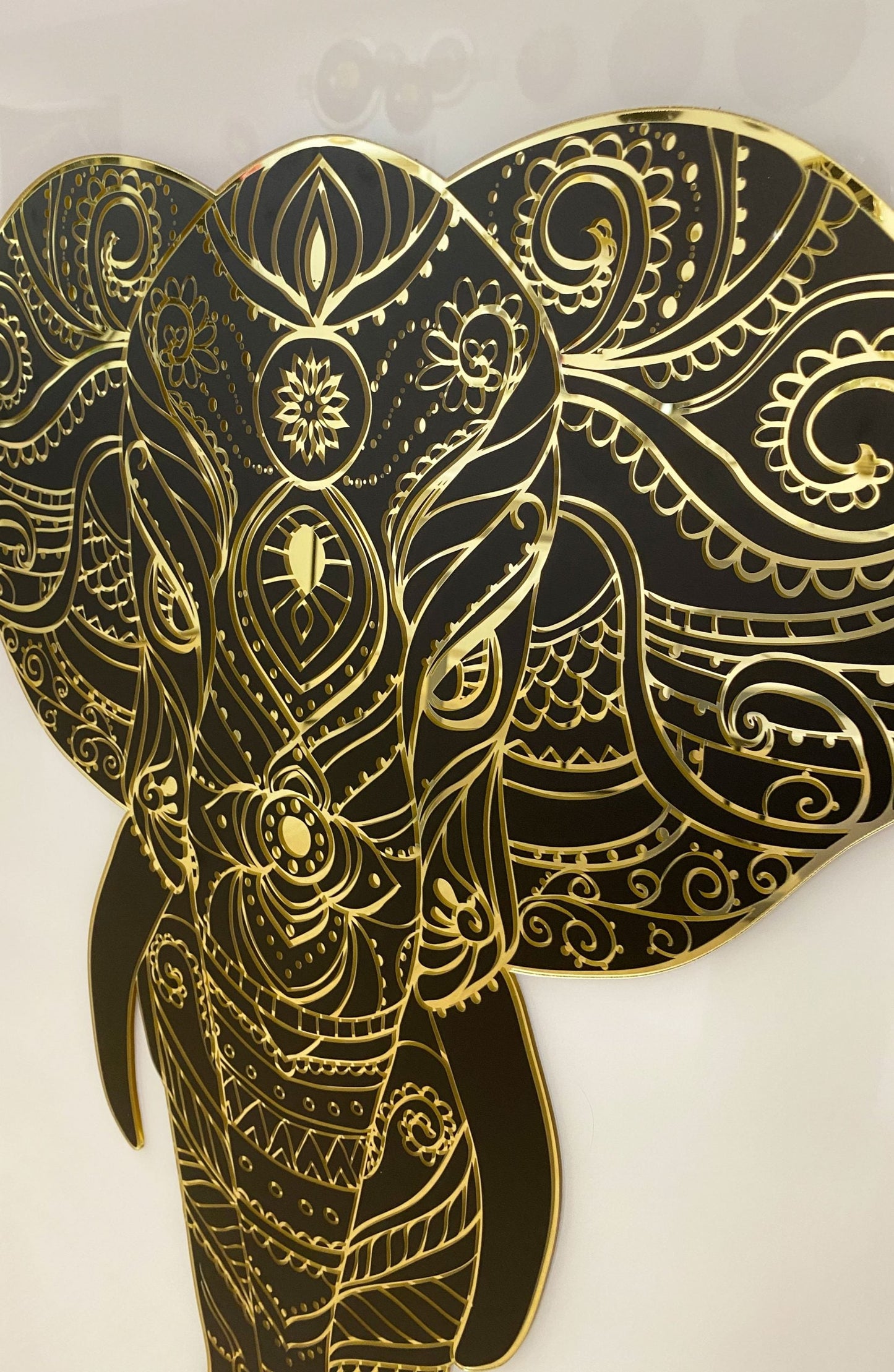 PALC-58 BRONIX 3D Elephant Acrylic Mirror Prints