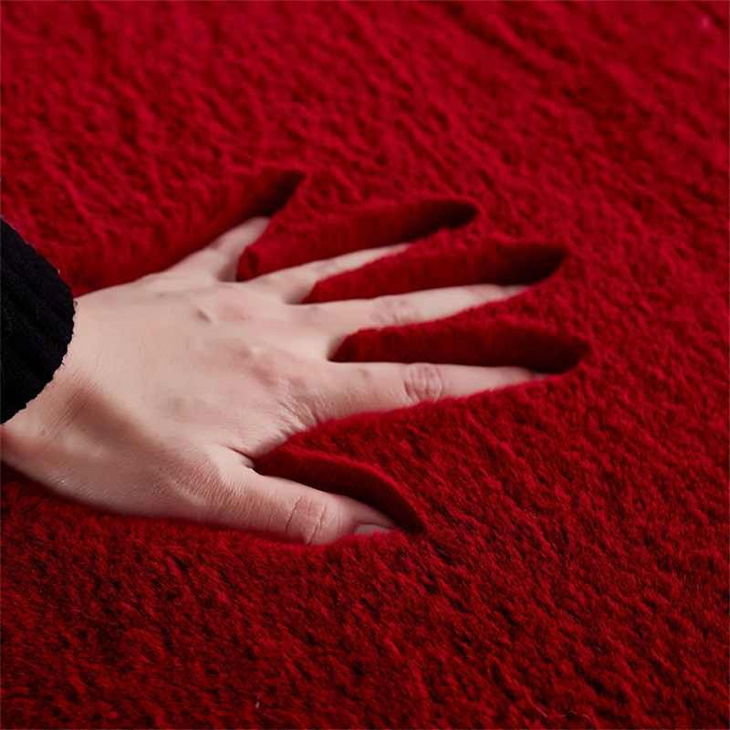 CRIMSON Soft Shaggy Rug