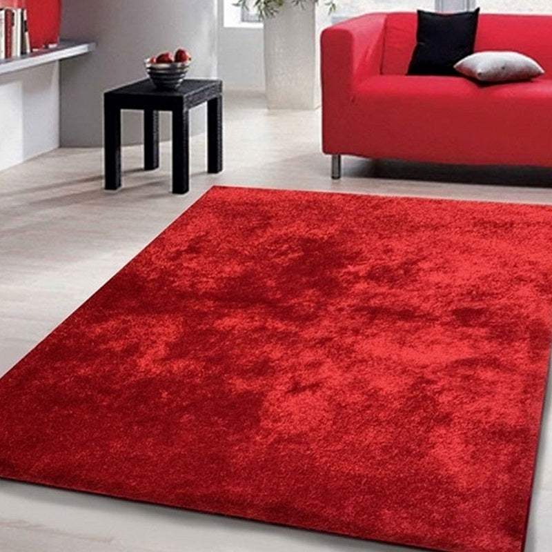 CRIMSON Soft Shaggy Rug