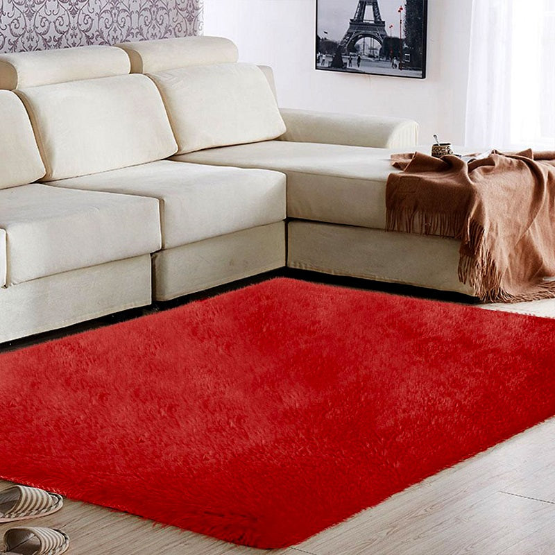 CRIMSON Soft Shaggy Rug