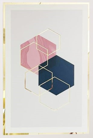 PALC-70 EROS Abstract Shapes Acrylic Mirror Prints