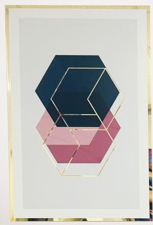 PALC-70 EROS Abstract Shapes Acrylic Mirror Prints