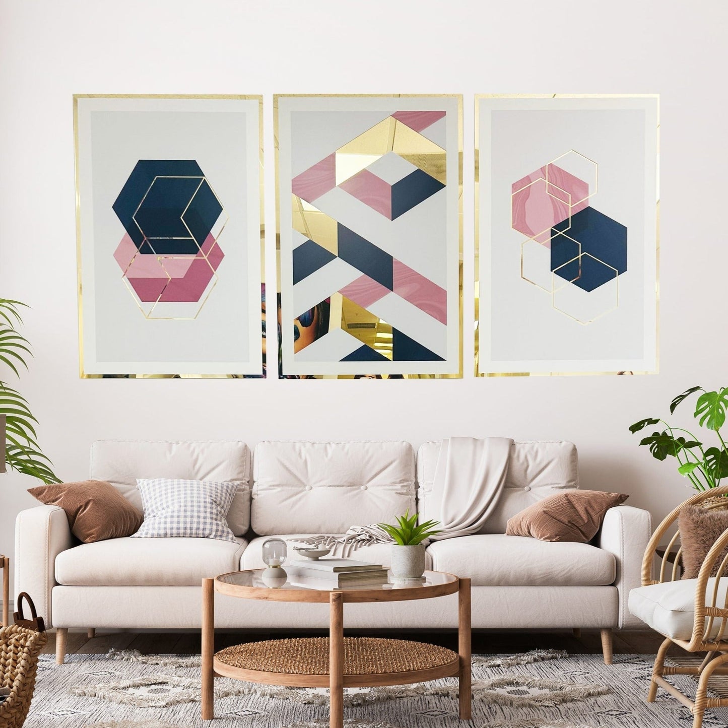 PALC-70 EROS Abstract Shapes Acrylic Mirror Prints