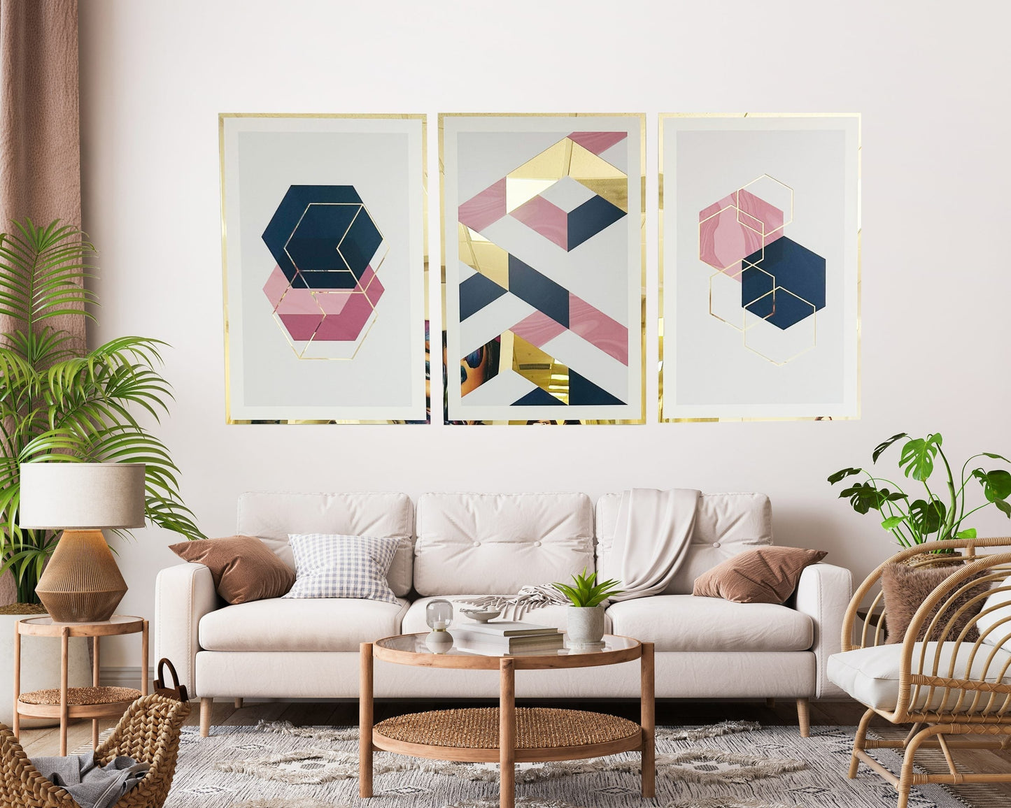 PALC-70 EROS Abstract Shapes Acrylic Mirror Prints