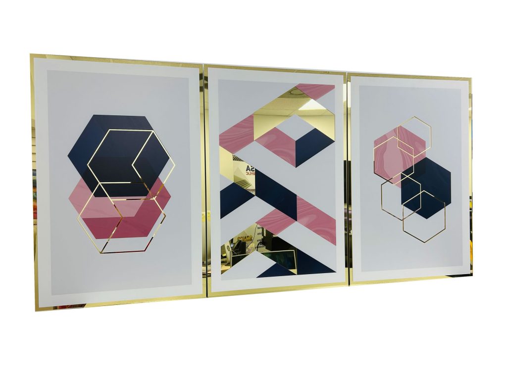 PALC-70 EROS Abstract Shapes Acrylic Mirror Prints