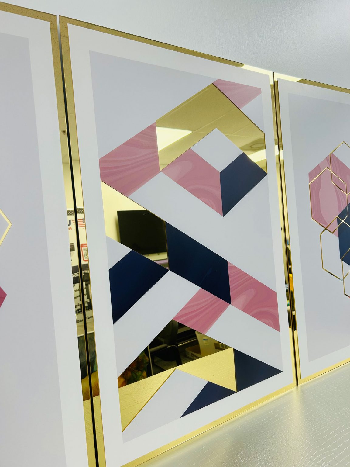 PALC-70 EROS Abstract Shapes Acrylic Mirror Prints