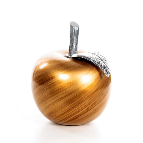 G751 APPLE Cobalt Gold Ceramic Home Decor
