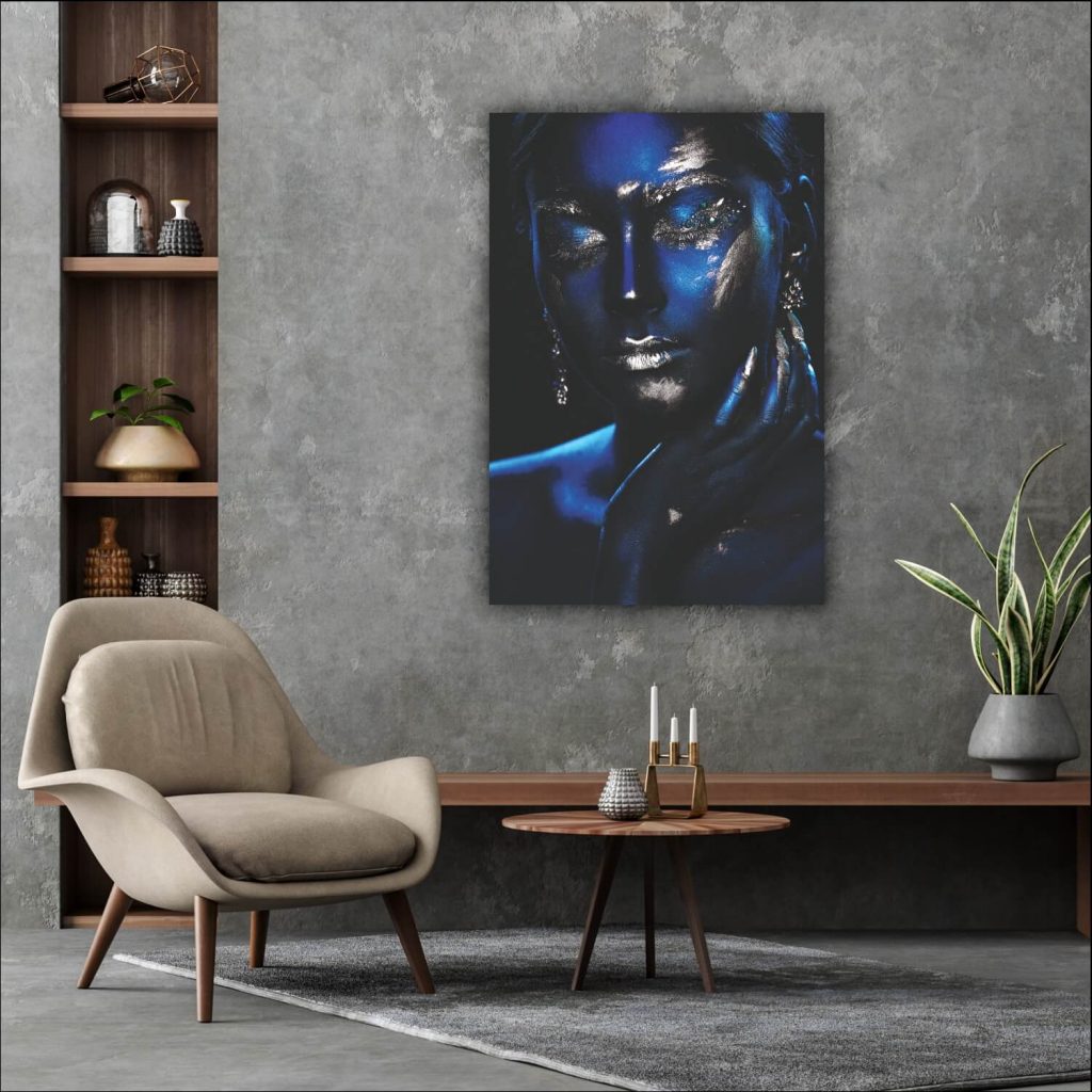 STARLIT Sparkling Beauty Gold Accents Modern Wall Art TG