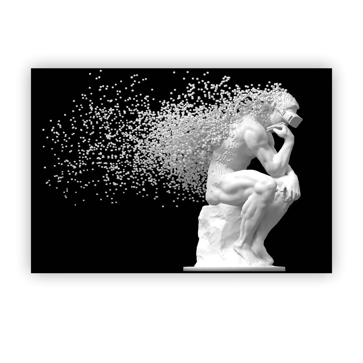 HOMME Thinking Man Modern Wall Art TG