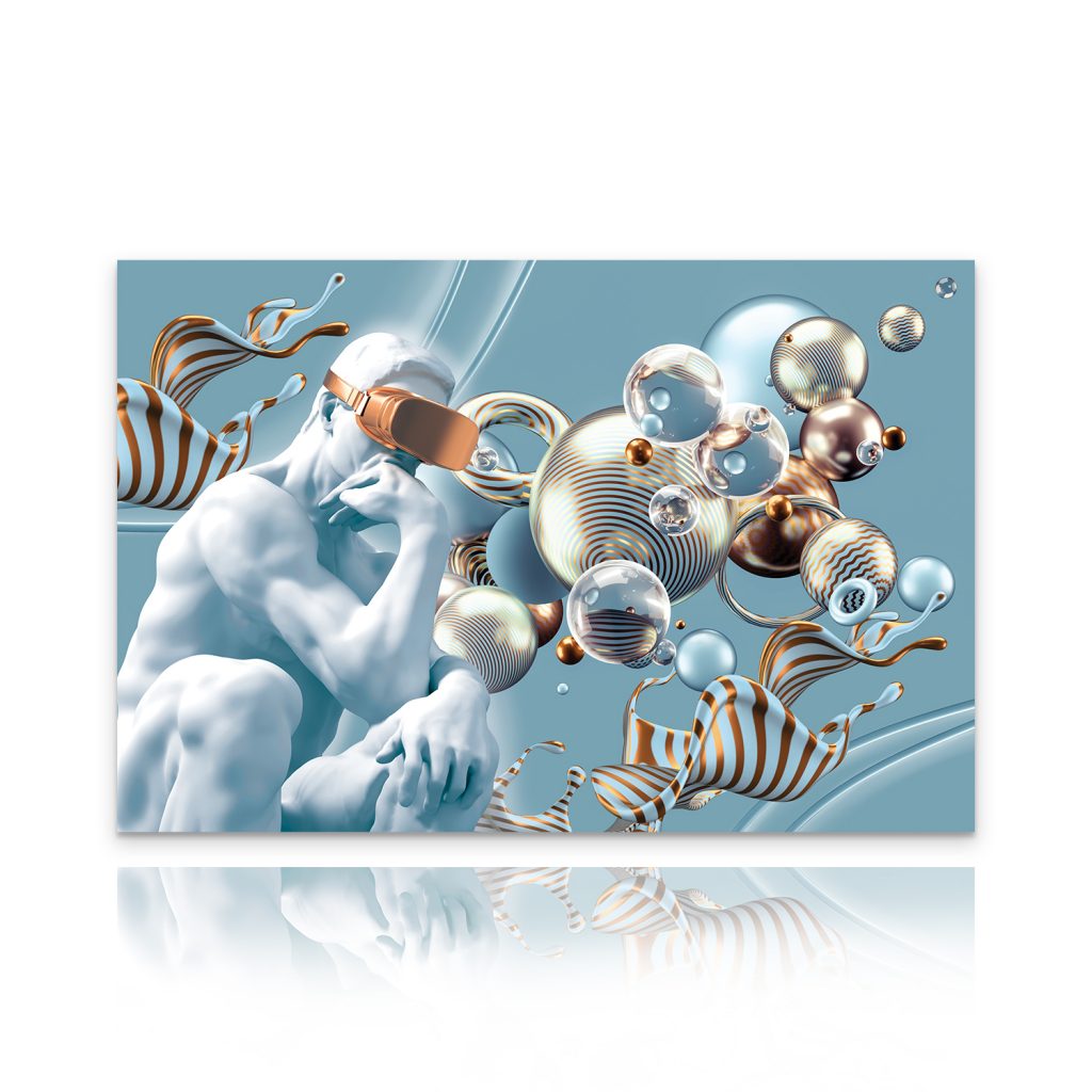 ECHO Abstract Symphony Spheres Modern Wall Art TG