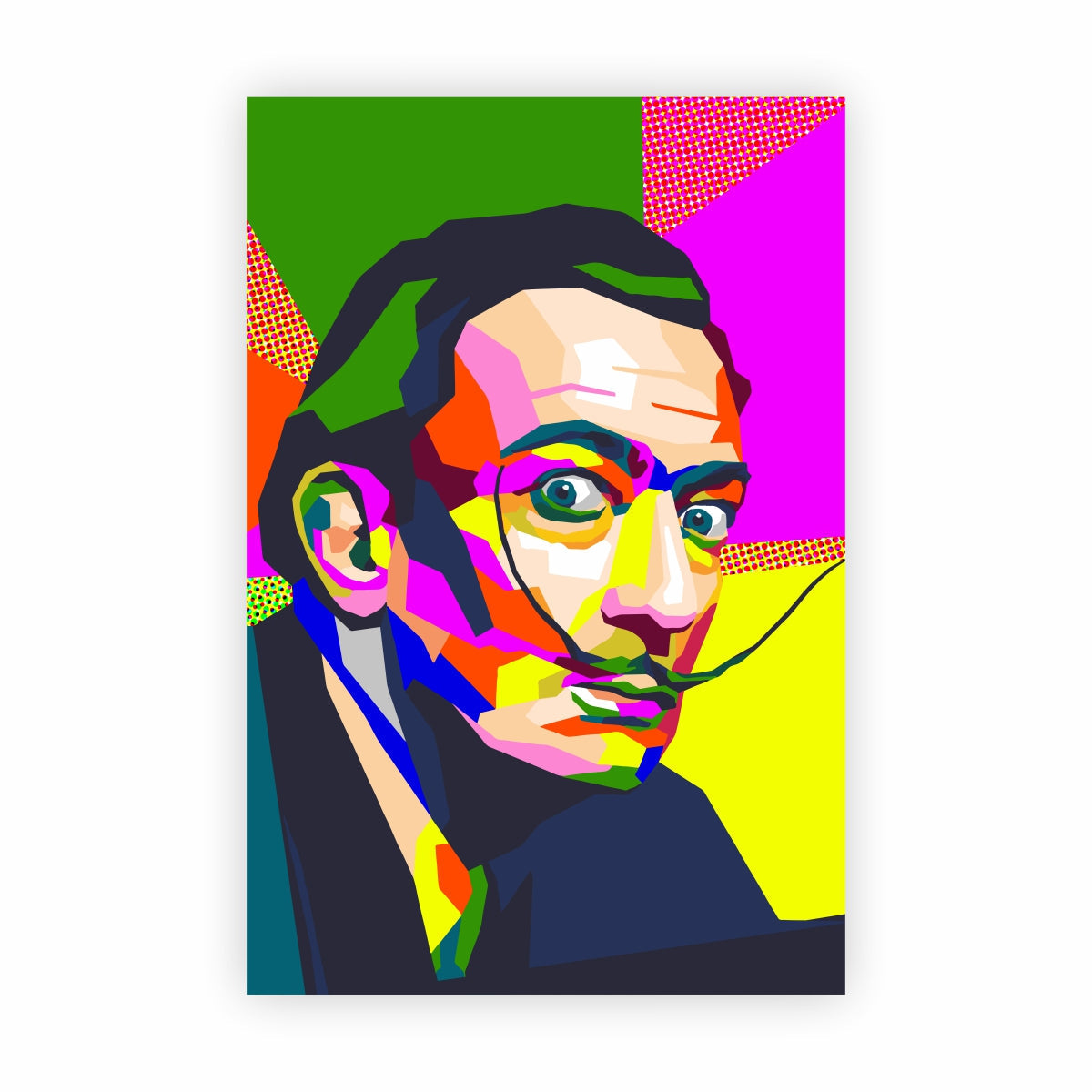 SALVADOR Dali Pop Art Modern Acrylic Wall Art
