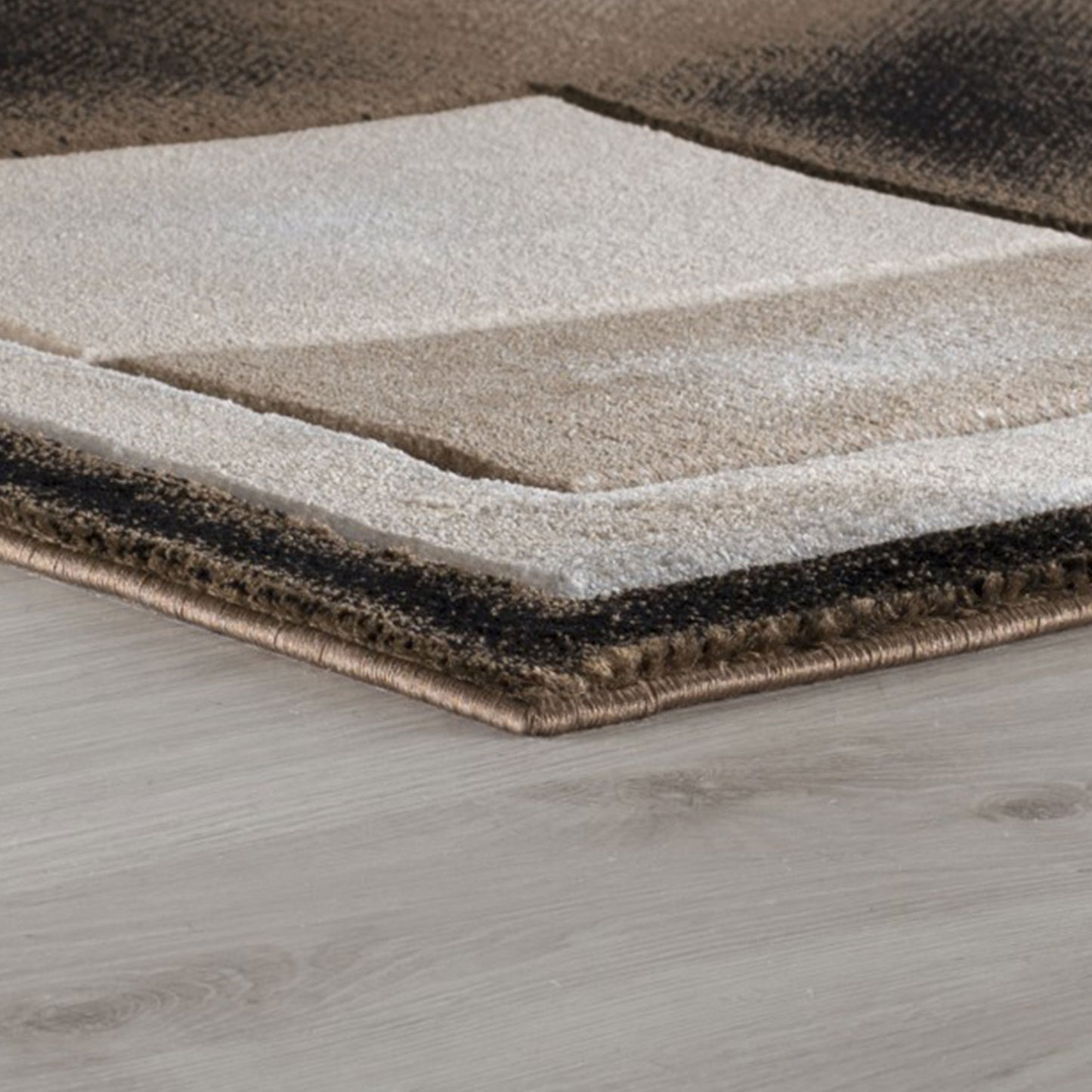 GRGM26 MOCHA Brown Beige Polypropylene Area Rug