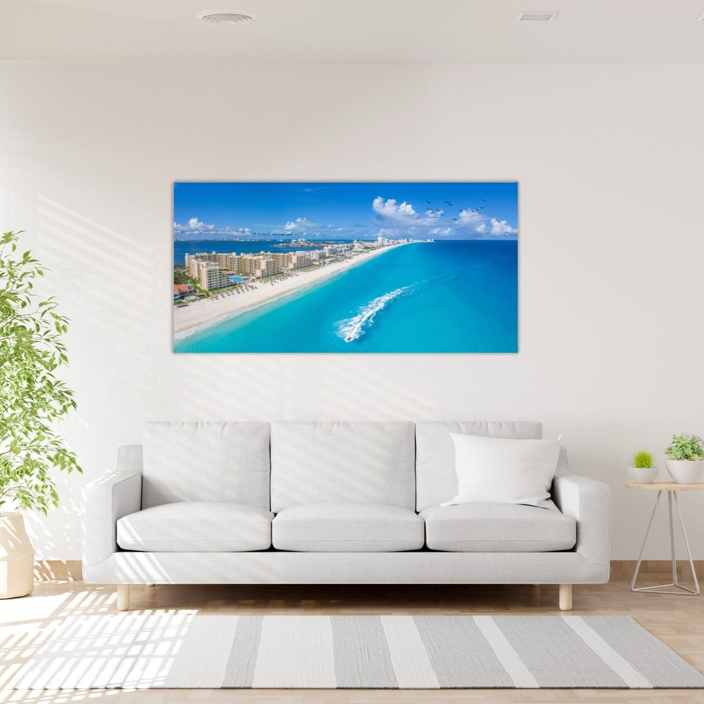 NC-01 RIPPLE Cancun Landscape View Acrylic Wall Art Print