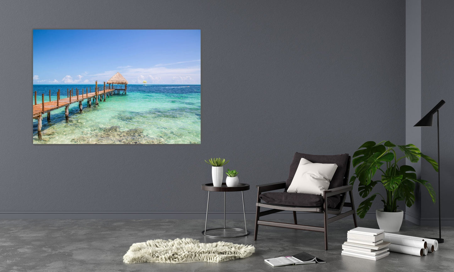 NC-05 MALDIVES Serene Scene at Sea Modern Wall Art TG