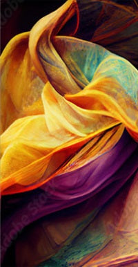 NC-100 SWIRL Abstract Colorful Modern Acrylic Wall Art