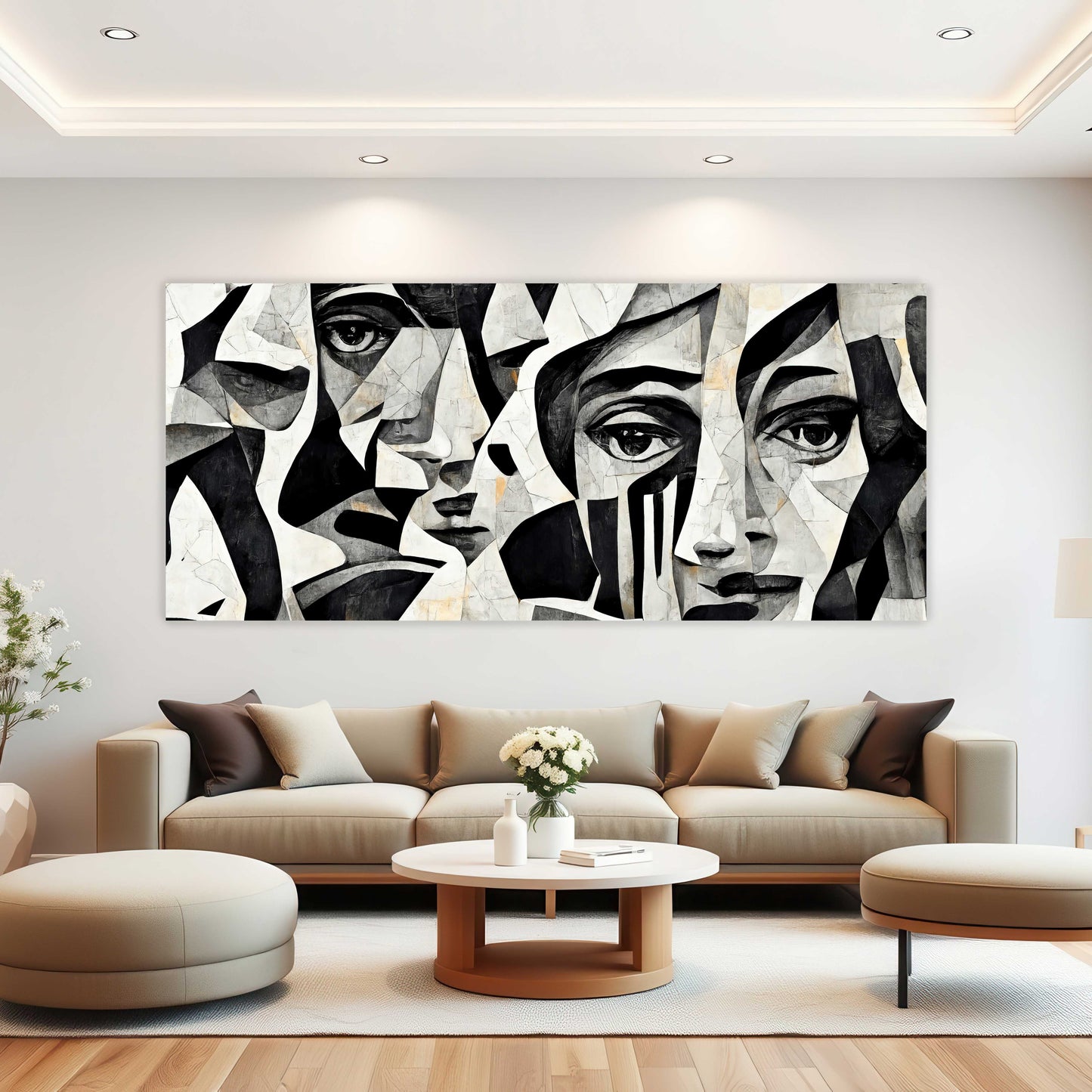 NC-123 FACES Acrylic Wall Art
