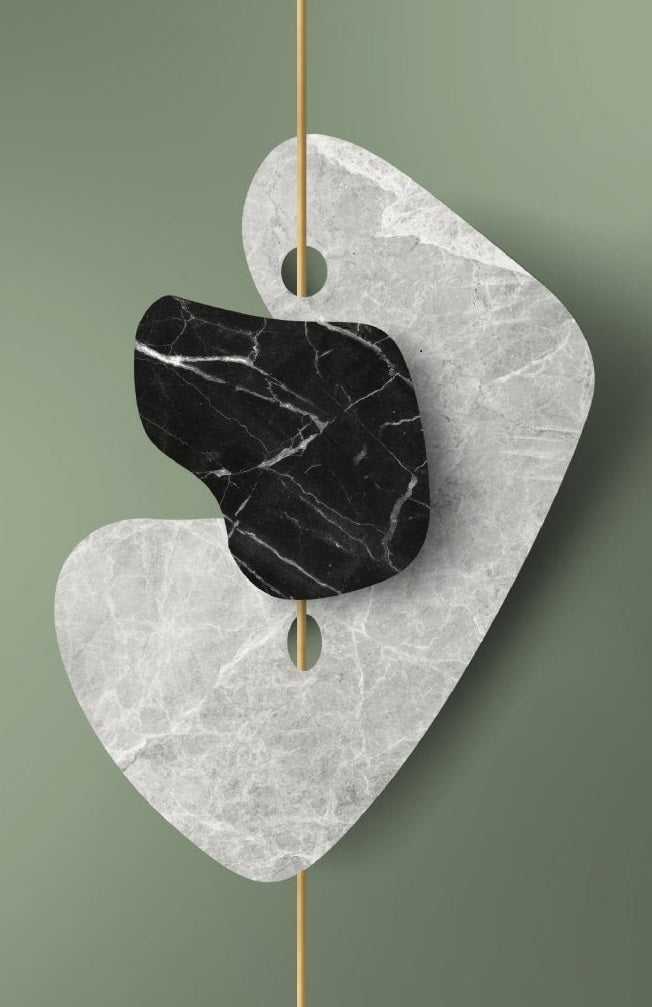NC-28 ABE Olive Abstract Modern Wall Art TG