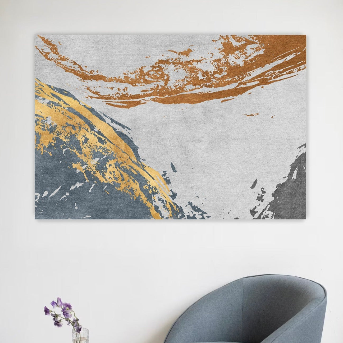 NC-29 STROKES Abstract Impressions Modern Wall Art TG