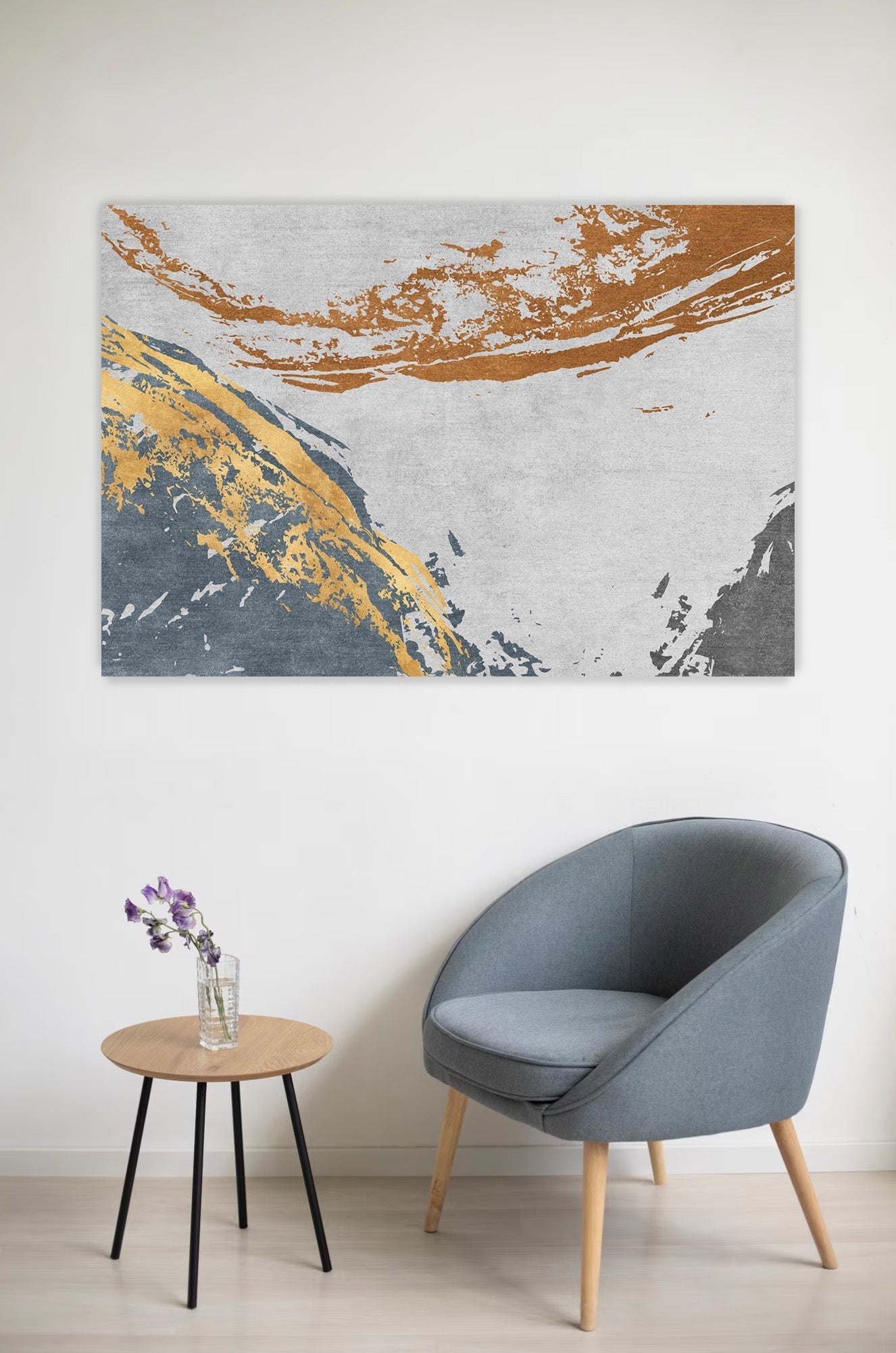 NC-29 STROKES Abstract Impressions Modern Wall Art TG