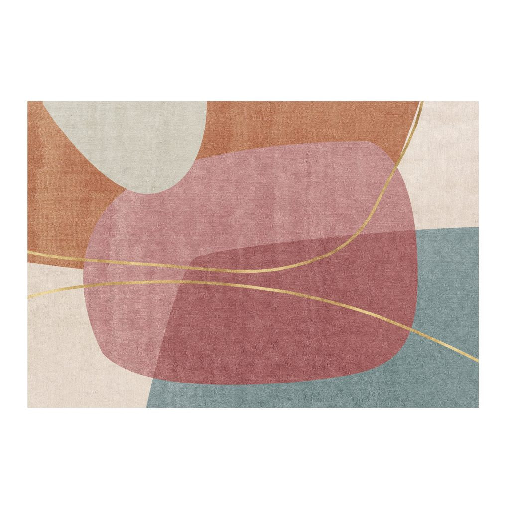 NC-30 ROSA Pink Abstract Modern Acrylic Wall Art