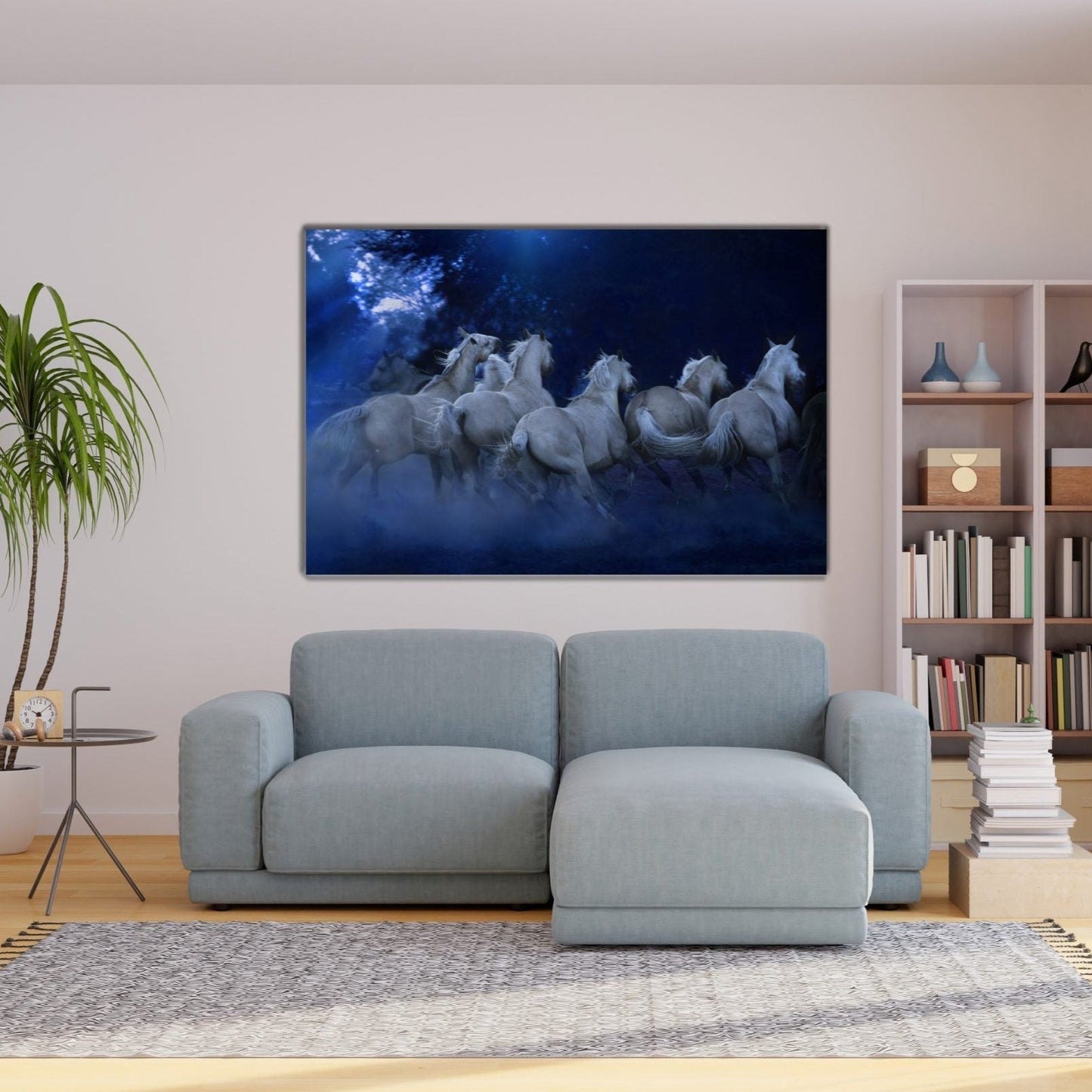 NC-40 EQUINE Horse Running Modern Wall Art TG