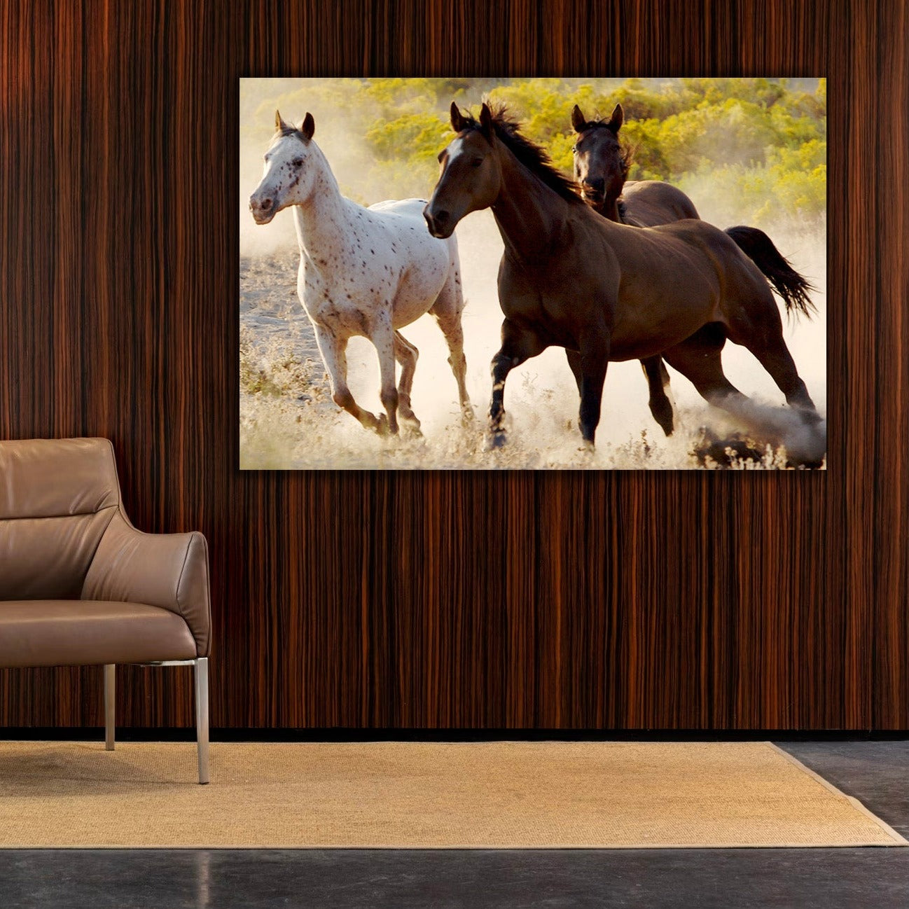 NC-42 GALLOP Horse Running Modern Wall Art TG