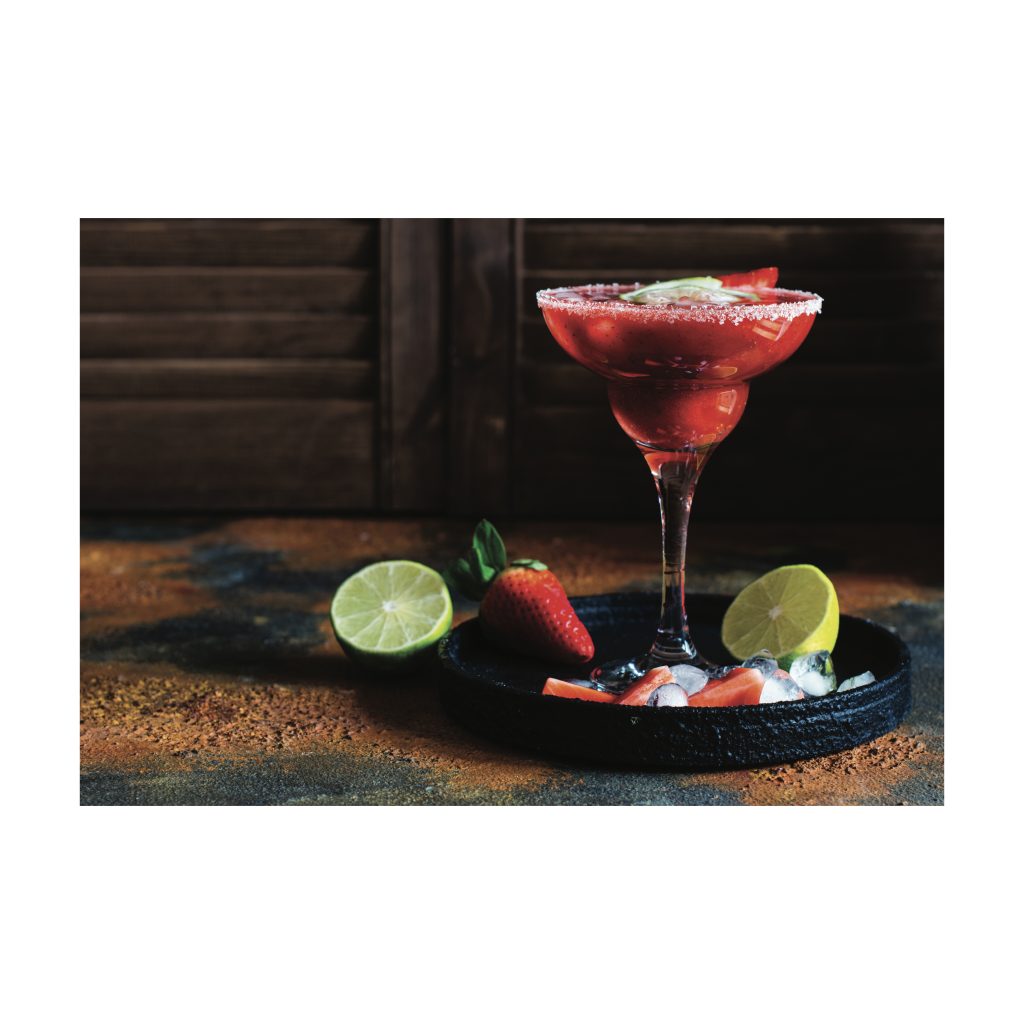 NC-44 STRAWBERRY Cocktail Modern Wall Art TG