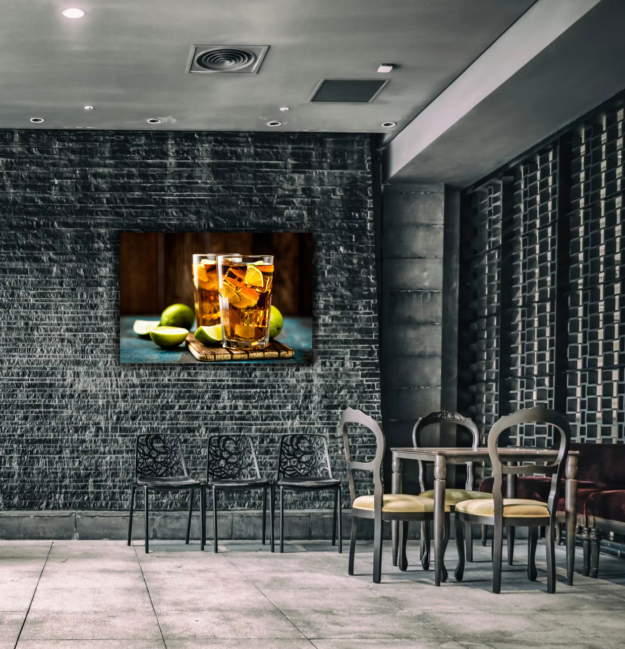 NC-45 CUBA LIBRE Cocktail Modern Wall Art TG