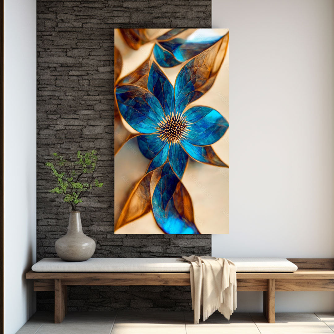 NC-79 LILAC 3D Flower Modern Acrylic Wall Art