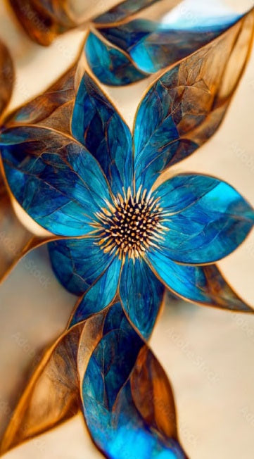 NC-79 LILAC 3D Flower Modern Acrylic Wall Art
