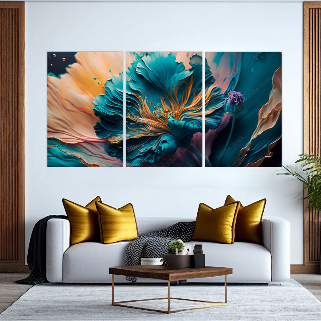 NC-88 HERA Abstract Fractal Modern Wall Art TG
