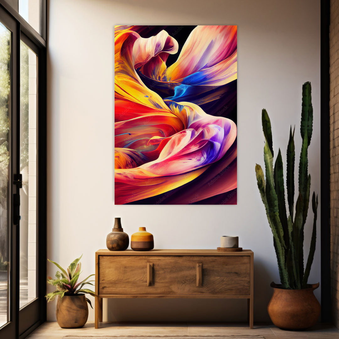NC-96 FLUID Bright Artistic Wall Art TG