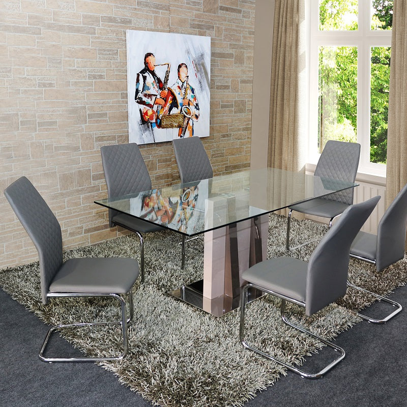 OU-689 PALERMO Grey Dining Chair