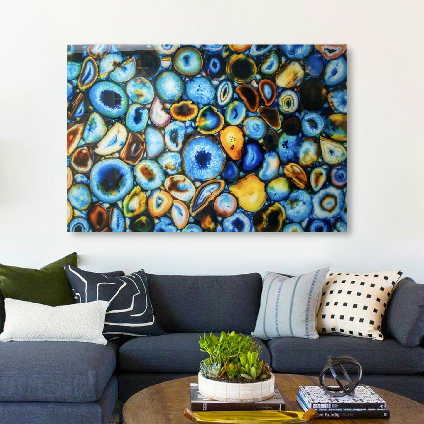 PA-2005 CIRCLE Abstract Acrylic Wall Art Print