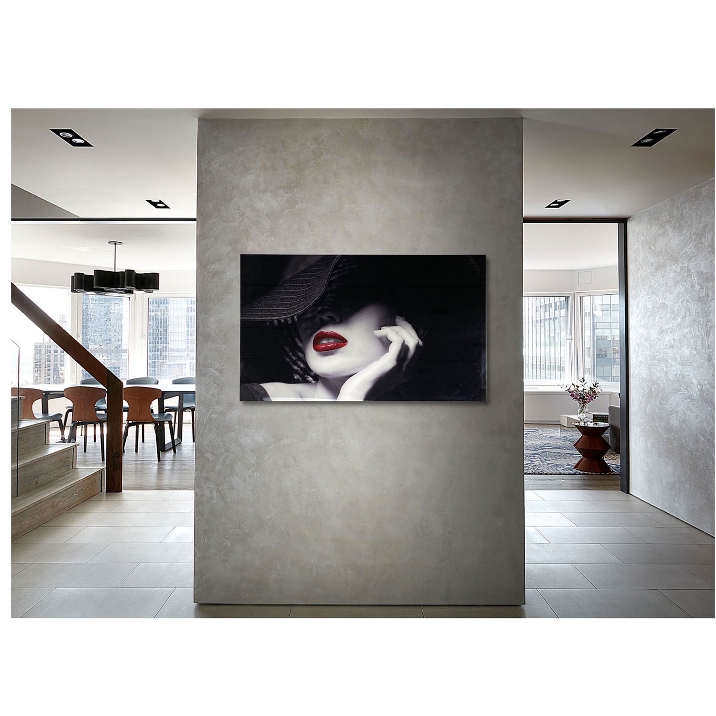 PA-2011 BEAUTY RED Acrylic Wall Art Print