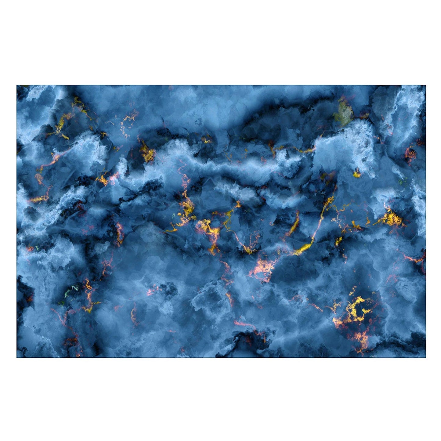 GLIMMER Blue Marble Radiance Modern Acrylic Wall Art