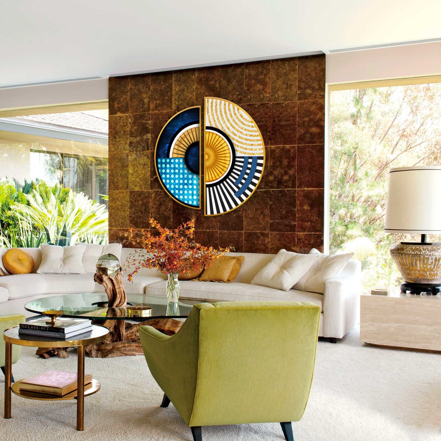 PALC-34 REVO 3D Modern Geometric Acrylic Mirror Prints