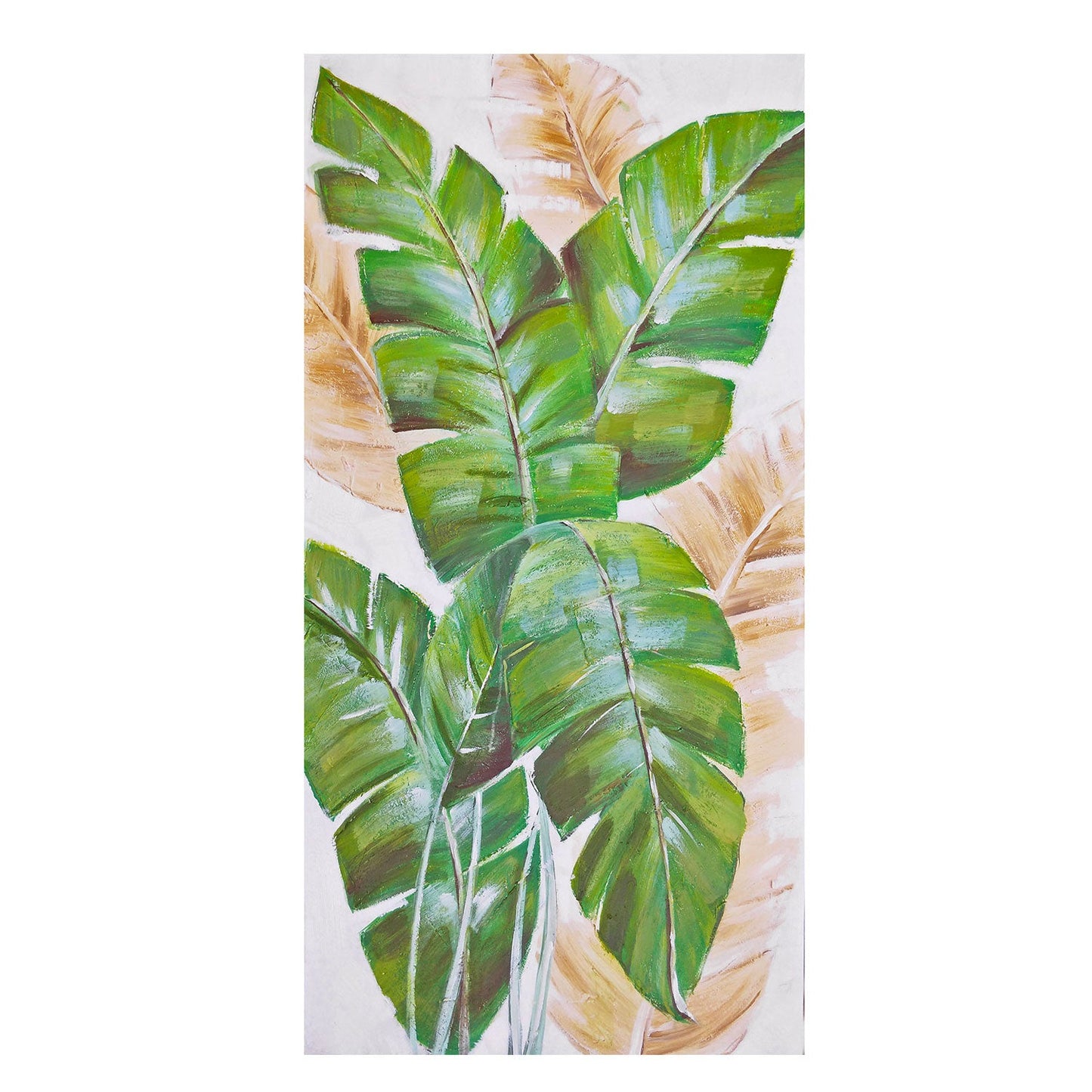 SH-190781 ALUMINUM CANVAS Palm Leaf