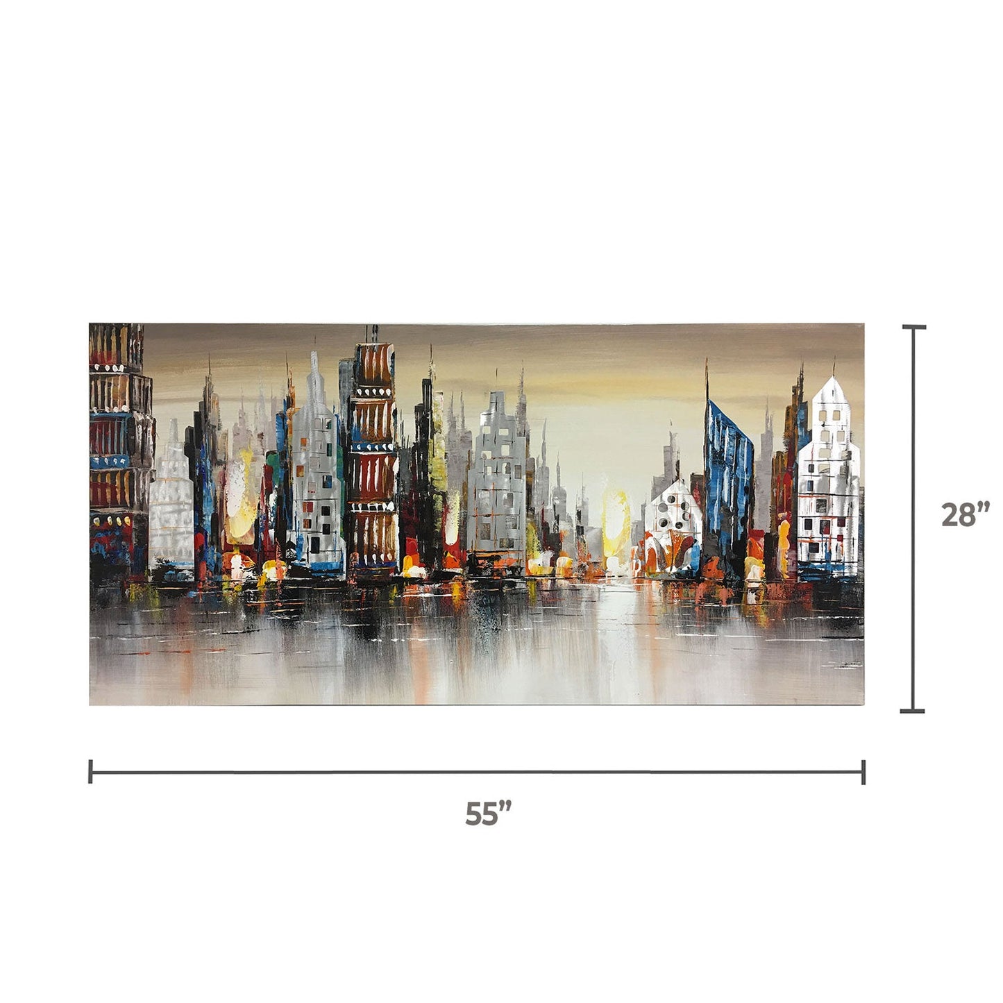 3D ALUMINUM CANVAS City Landscape