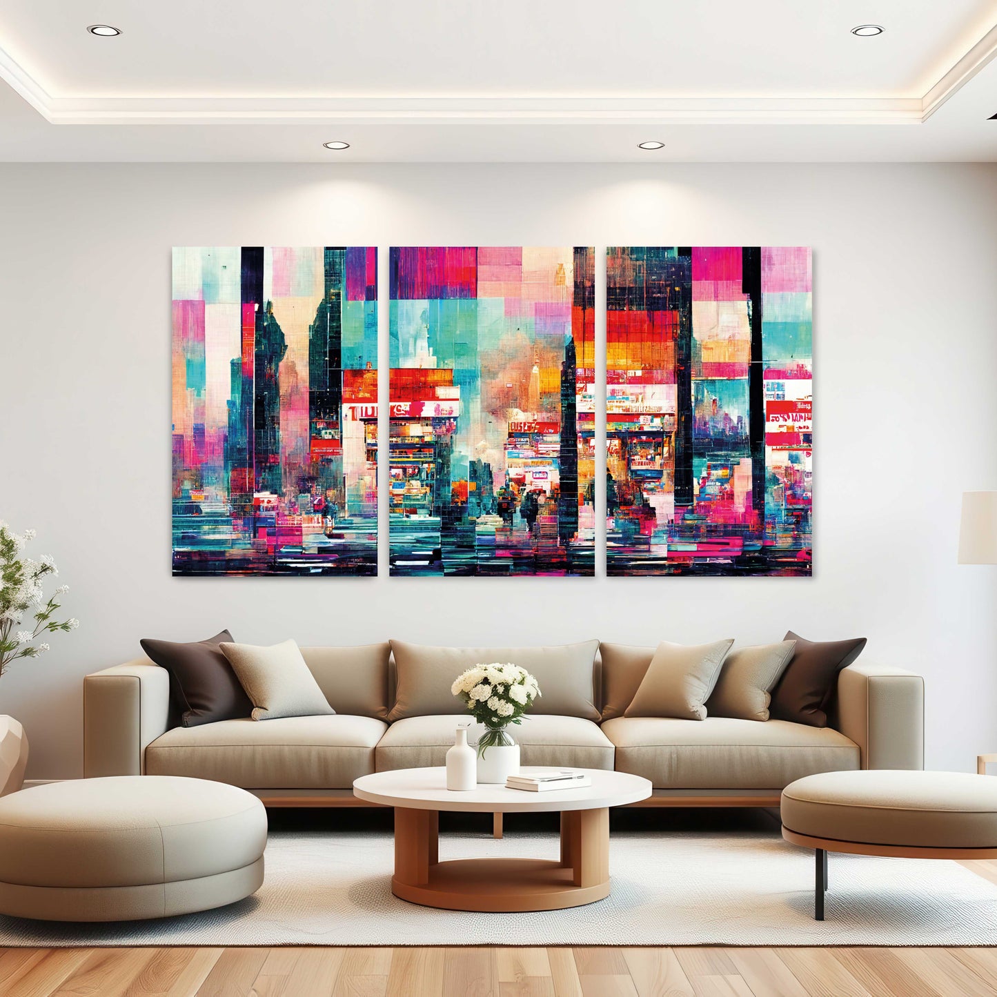 SP-06 CHROMATIC NY Modern Wall Art