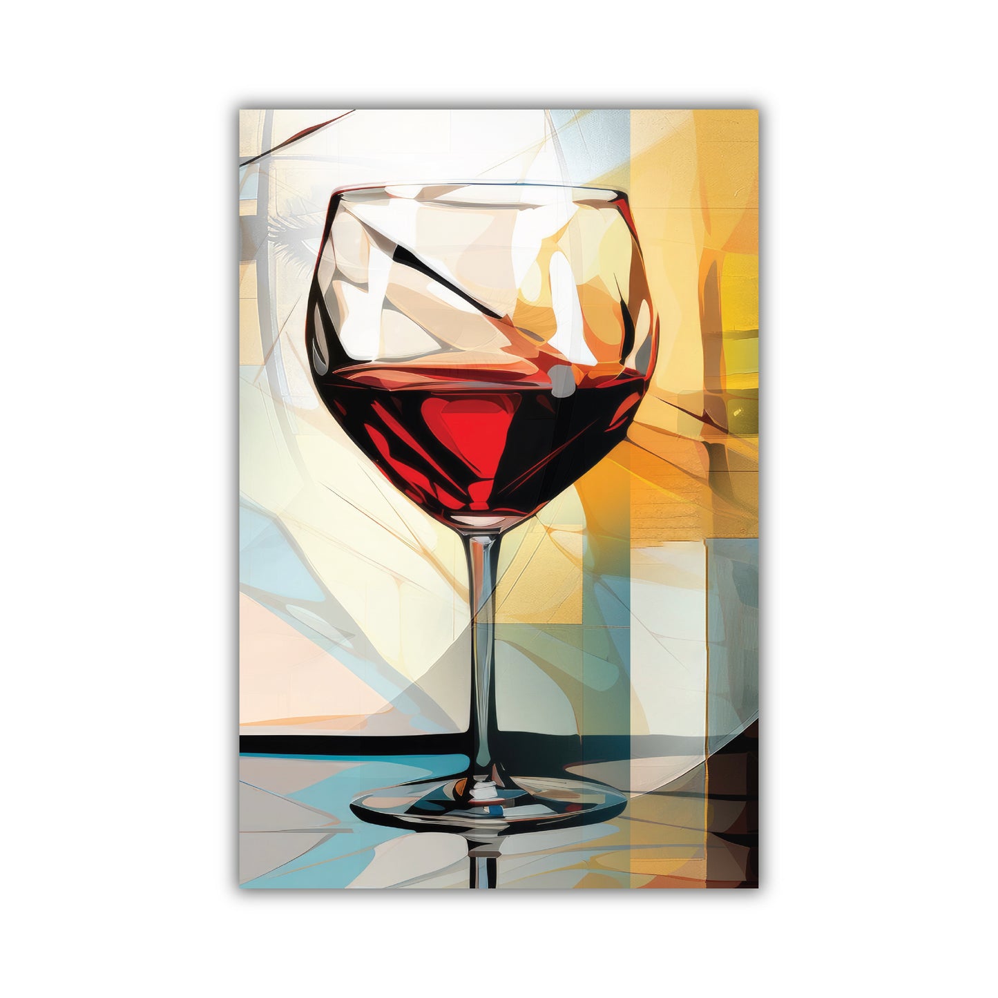SP-15 RED WINE Modern Wall Art