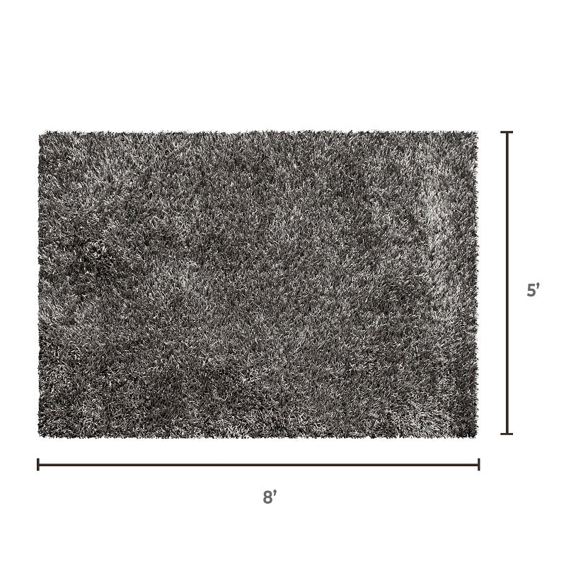 SPAGHETTI Shaggy Gray Rug