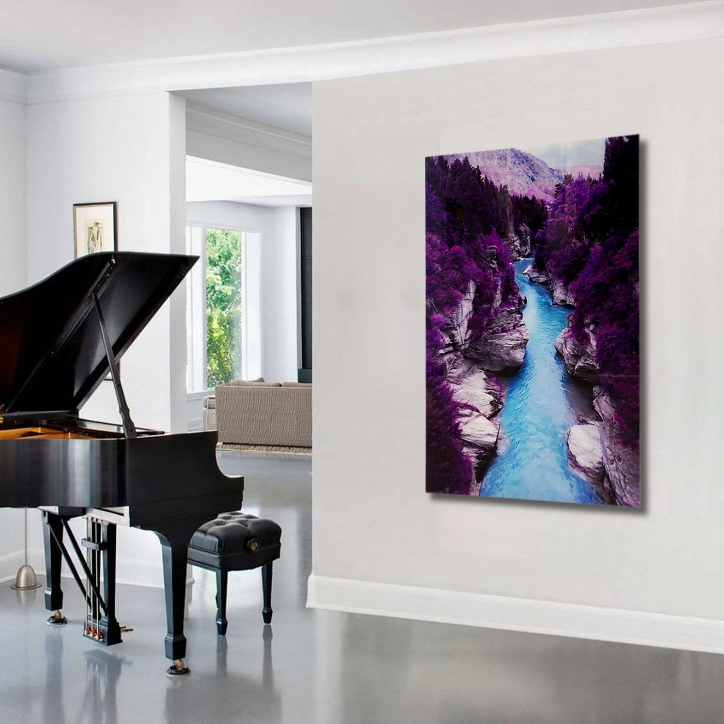 PURPLE Guadalupe River Wall Art Print TG